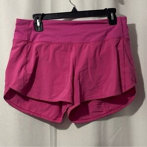 Lululemon Speed Up 4” Sonic Pink Shorts